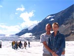 Kees en Annie op de gletsjer