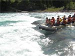 Rafting in de Rocky Mountains